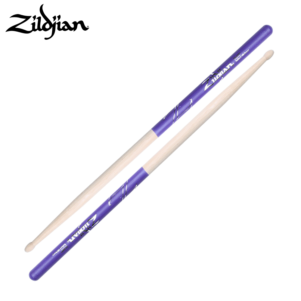 Zildjian 5A Purple Dip 드럼스틱 우드팁 (손잡이 고무 코팅, Z5ADP)